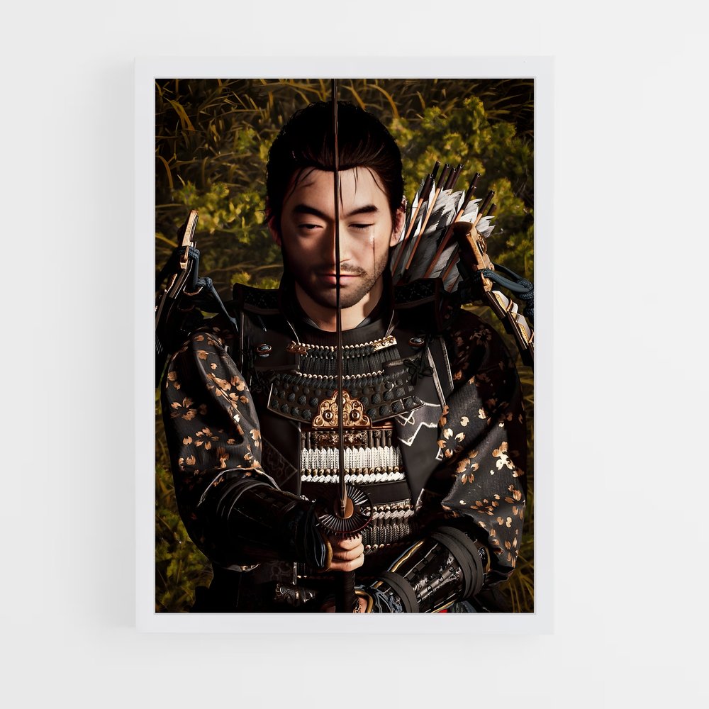 Poster Jin de sakai – affiche Ghost of tsushima (vue 3)
